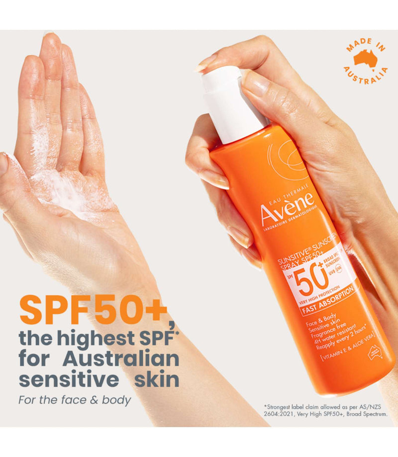 Sunsitive Sunscreen Spray SPF50+ 200ml