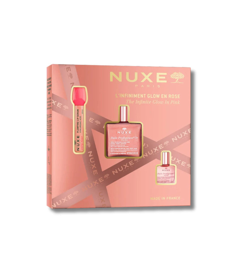 The Infinite Glow In Pink Set - French Beauty Co.Nuxe