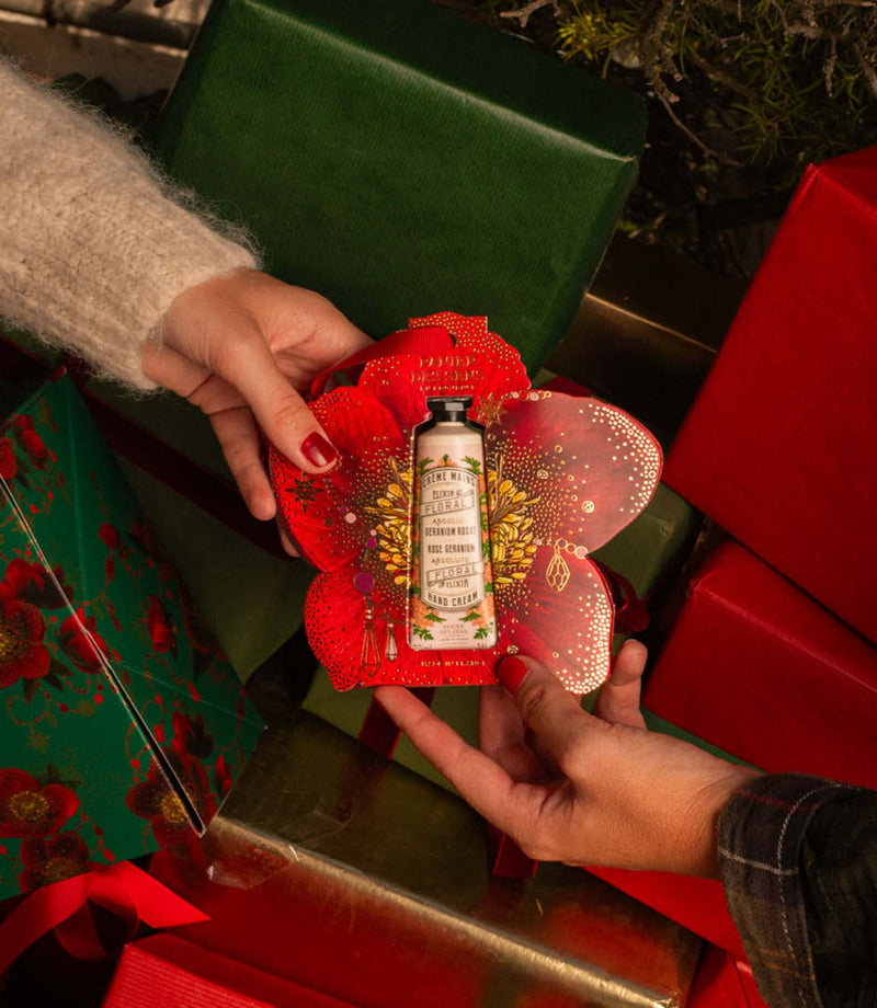 Xmas Rose Geranium Hand Cream 30ml - French Beauty Co.Panier des Sens