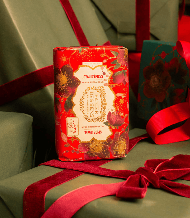 Xmas Spice Jewel Scented Soap 200g - French Beauty Co.Panier des Sens