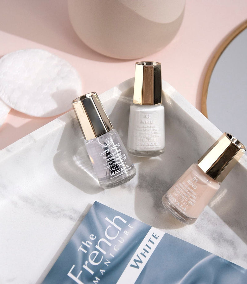 Mavala Silver French Manicure Kit 3x5ml - French Beauty Co.Mavala